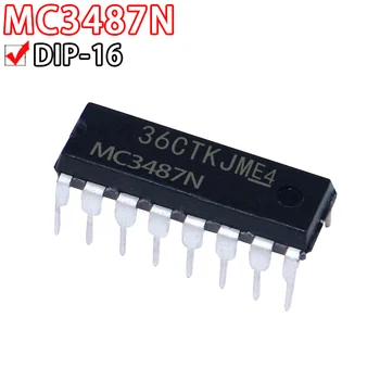 10ШТ MC3487N MC3487 DIP-16 DS3487N DS3487 MC3486N MC3486DR MC3487DR СОП-16