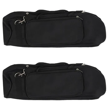 2X Живо чанта за тръби, професионален мек калъф за носене, раница, чанта с пагон, инструмент