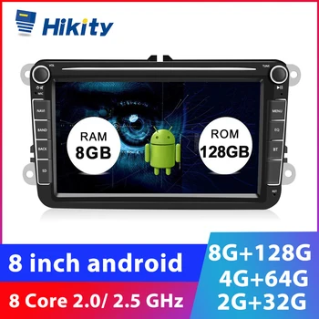 Hikity 8G 128G Android 2 Din Мултимедиен Плейър 8 