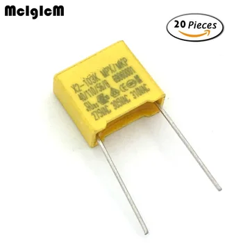 MCIGICM 20pcs кондензатора 0,01 icf X2 кондензатор 275 vac Със Стъпка 10 мм X2 Кондензатор от полипропиленова тъкан 0,01 icf 10nF