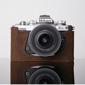 Кожен калъф за фотоапарат Nikon ZFC Защитен калъф Кожен калъф Nikon zfc