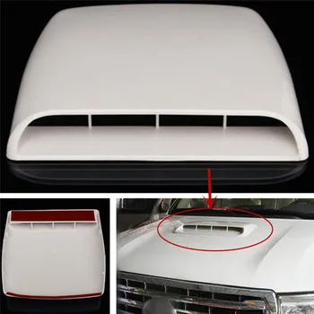 Универсален автомобилен Стайлинг Декоративен Сребрист/бял/черен Въздух Турбо-качулка Вентилационни Капака на кутията